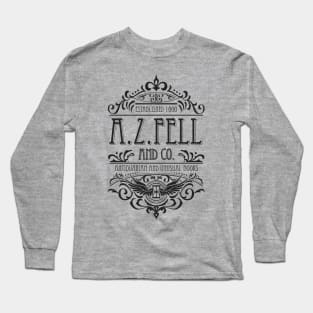 Good Omens: A.Z. Fell Book Shop (dark) Long Sleeve T-Shirt